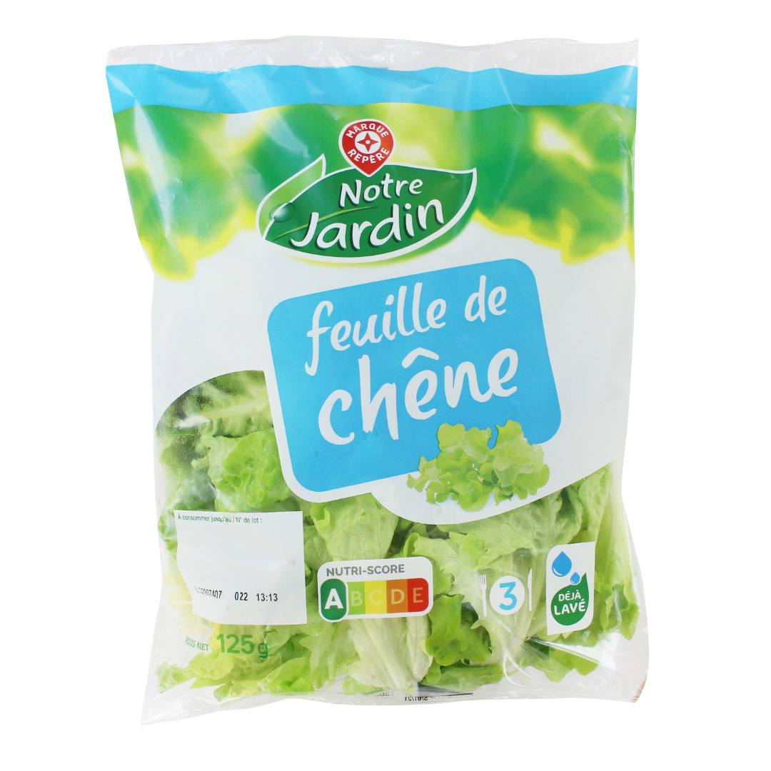 Feuille de chêne 125g Notre Jardin : photo du produit rappelé le 27/07/2022