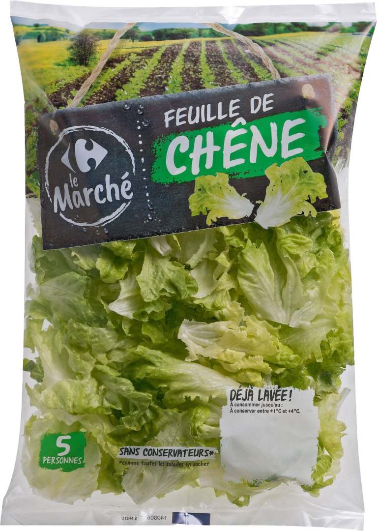 Feuille de chêne Carrefour : photo du produit rappelé le 18/06/2025