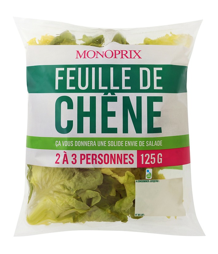 Feuille de chêne Monoprix : photo du produit rappelé le 20/07/2022