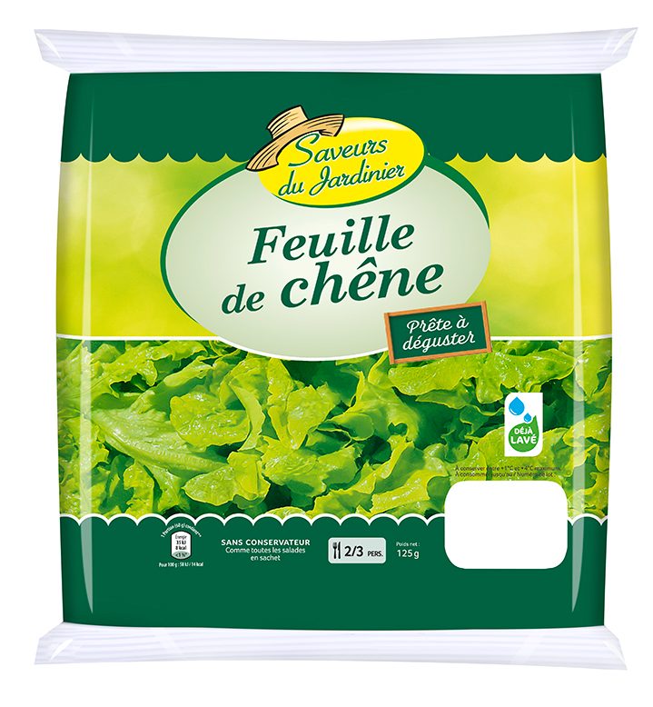 Feuilles de chene 125g Saveurs du Jardinier : photo du produit rappelé le 30/06/2022
