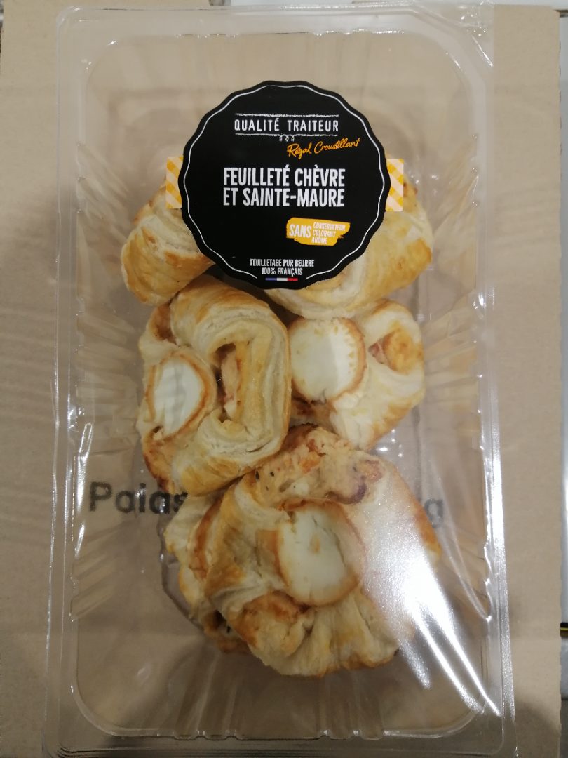 Feuilleté chèvre st maure Qualité Traiteur : photo du produit rappelé le 03/11/2023