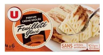 Feuilletés glacés U : photo 2 sur 5 du produit rappelé le 02/08/2021