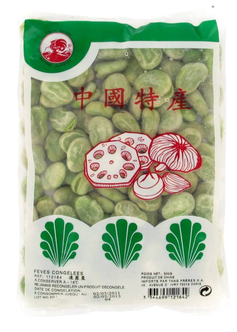 Fèves congelées 500g Coq : photo du produit rappelé le 22/11/2021