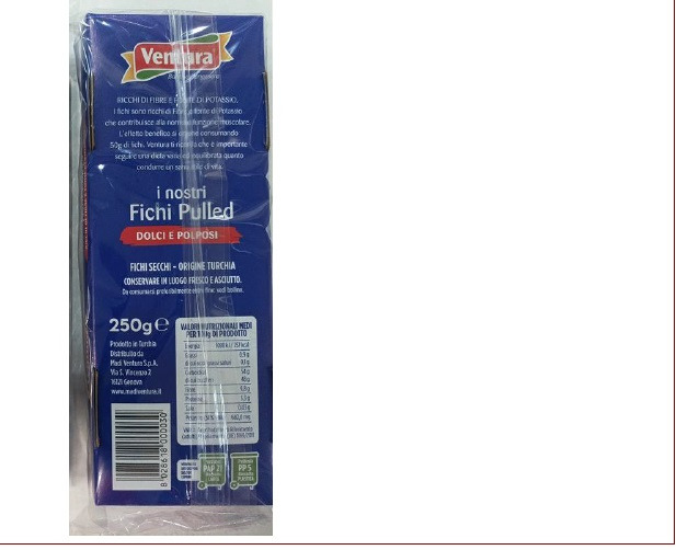 Fichi pulled ventura (figues séchées) : photo 2 sur 2 du produit rappelé le 21/02/2025