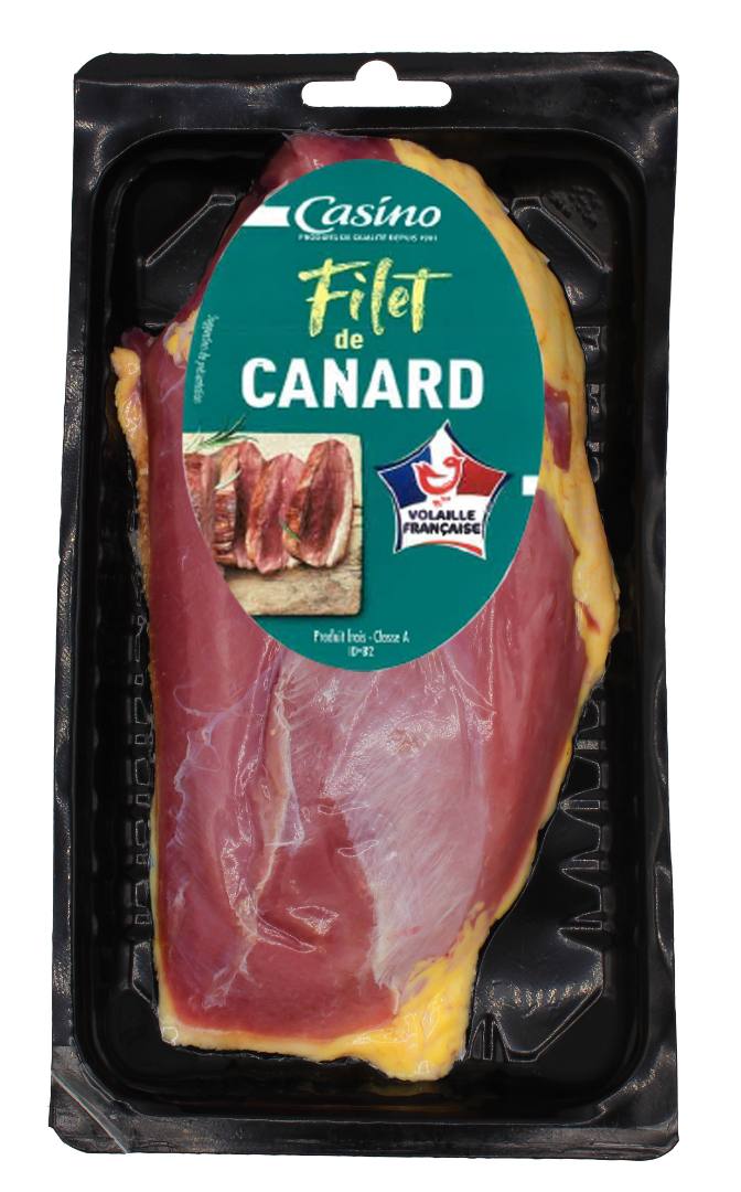 Filet de canard Casino : photo du produit rappelé le 13/07/2023