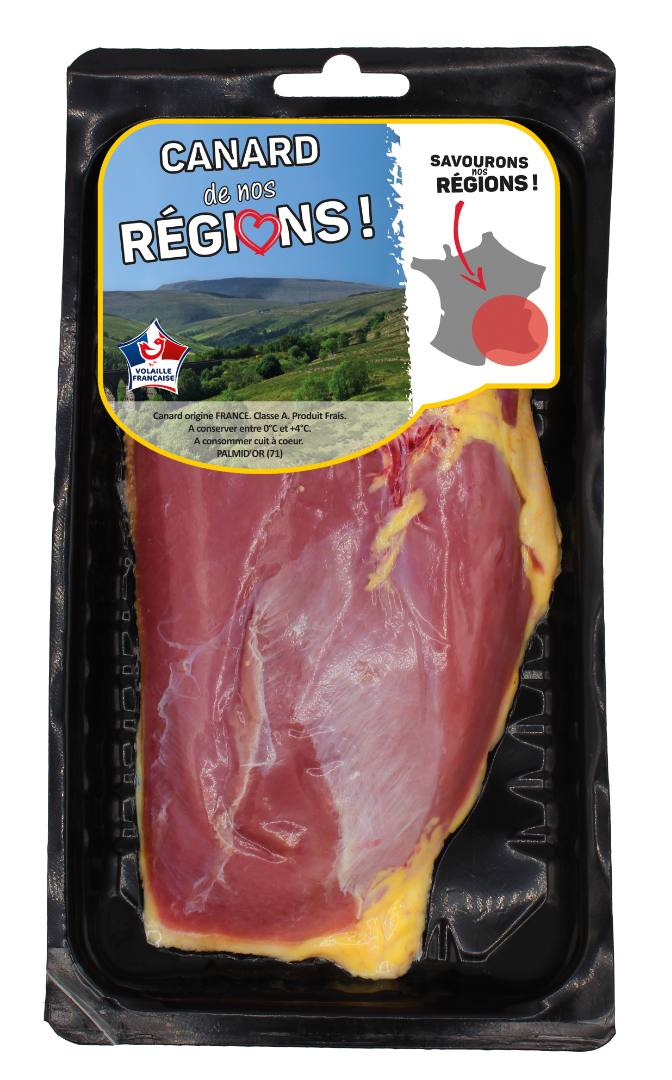 Filet de canard Les Volailles de Nos Regions : photo du produit rappelé le 13/07/2023