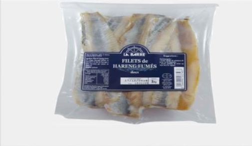 Filet hareng fume s/v 1kg la barre : photo du produit rappelé le 07/12/2021