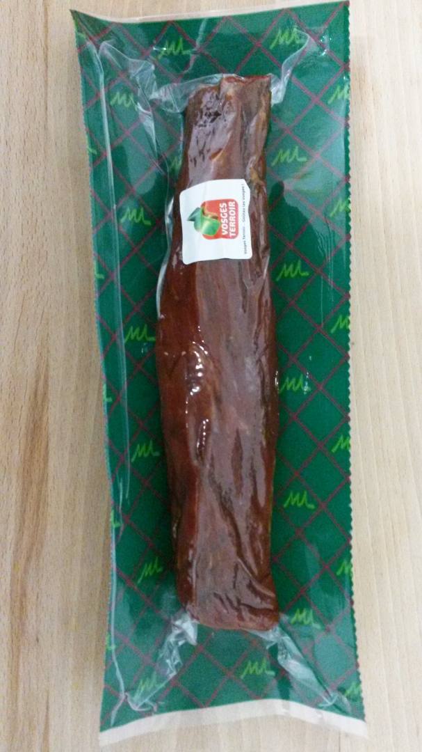 Filet mignon de porc sale au sel sec et fume - vpf Charcuterie Pierrat : photo du produit rappelé le 15/09/2023