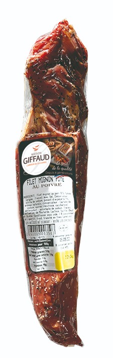Filet mignon fume au poivre Maison Giffaud : photo du produit rappelé le 04/04/2025