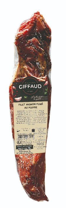 Filet mignon fume au poivre Maison Giffaud : photo du produit rappelé le 13/10/2025