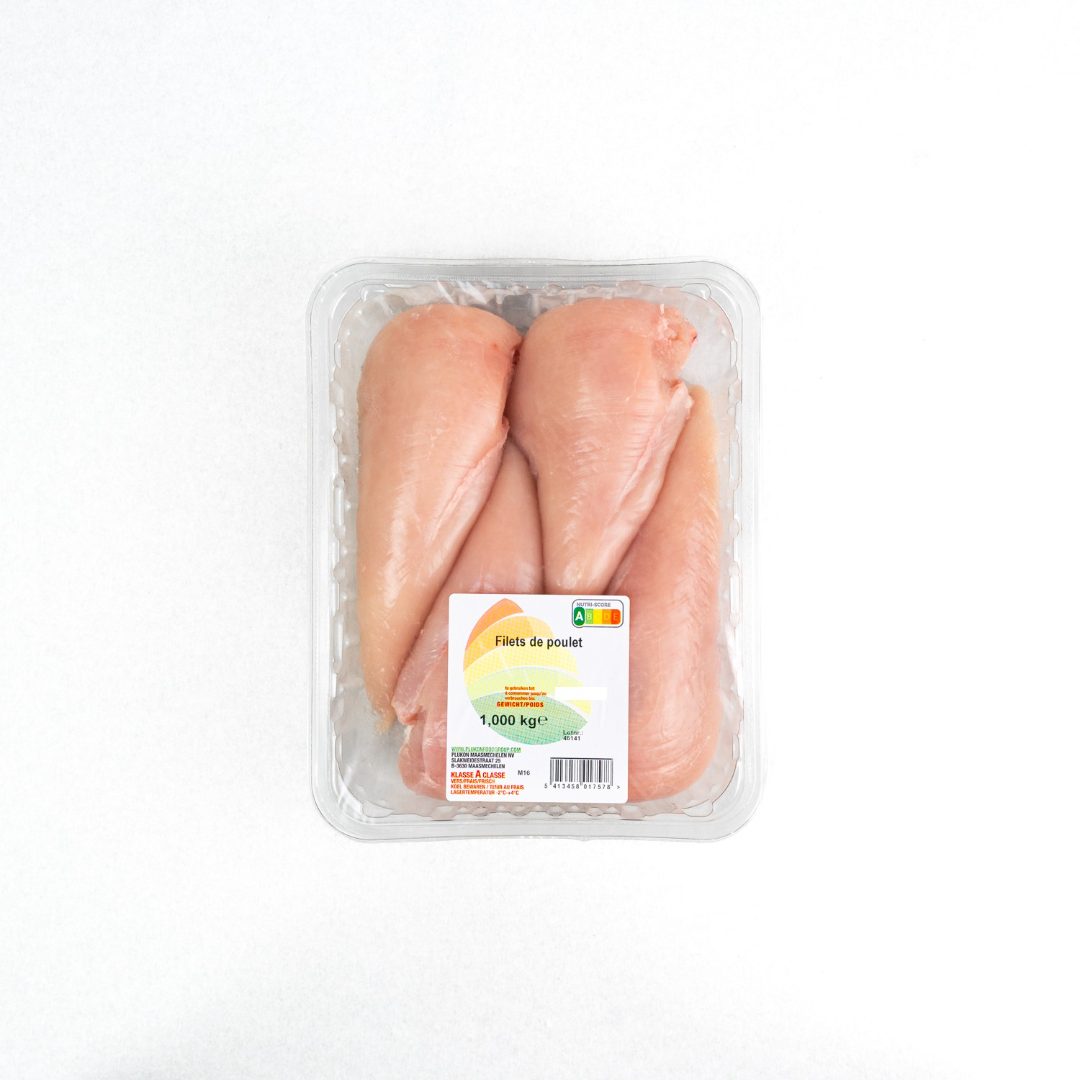 Filet poulet 1kg, aiguillettes de poulet 500g, filet de poulet 2,5kg : photo 4 sur 5 du produit rappelé le 06/02/2026