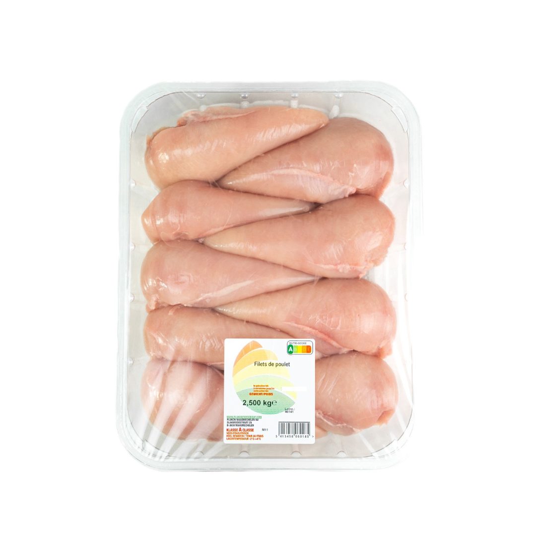 Filet poulet 1kg, aiguillettes de poulet 500g, filet de poulet 2,5kg : photo 5 sur 5 du produit rappelé le 06/02/2026