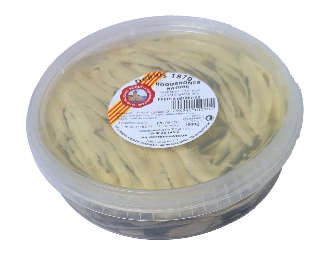 Filets d'anchois marinés (roquerones) : photo 4 sur 4 du produit rappelé le 13/10/2022
