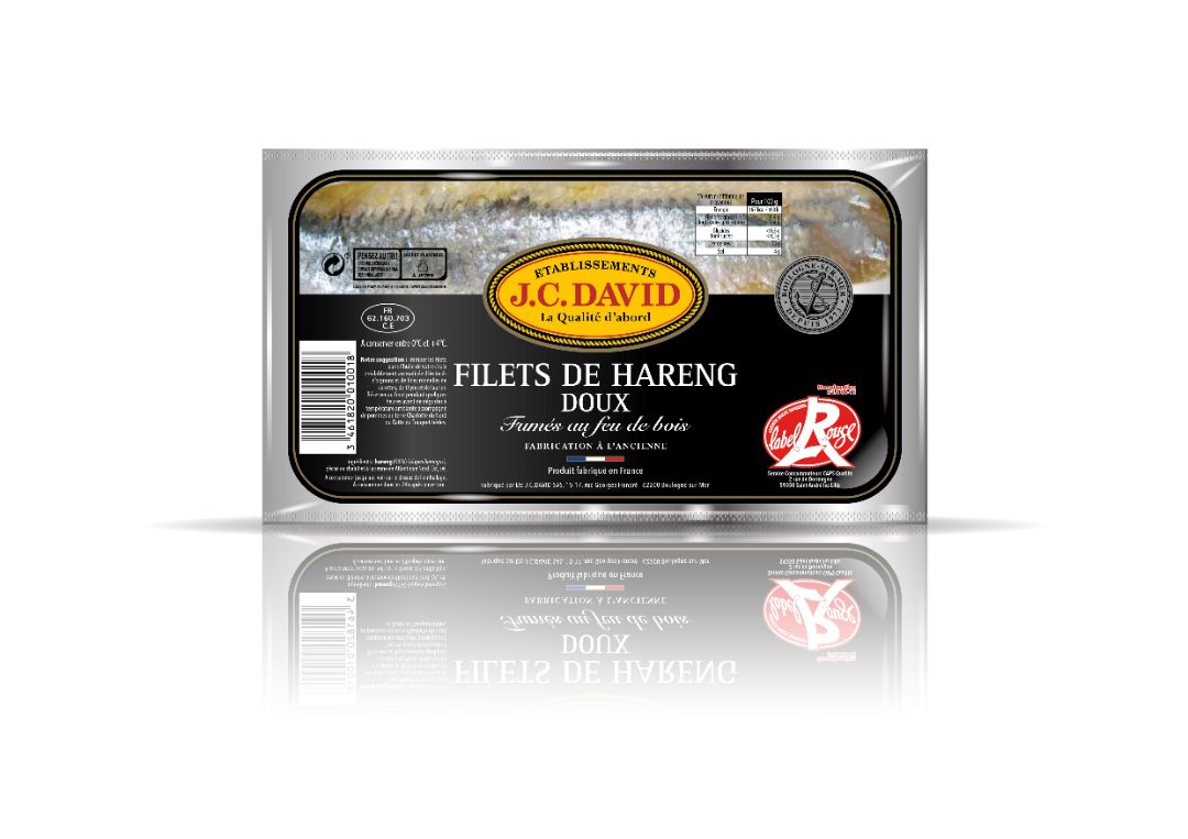 Filets de hareng doux fumé J.C.David : photo du produit rappelé le 13/05/2022