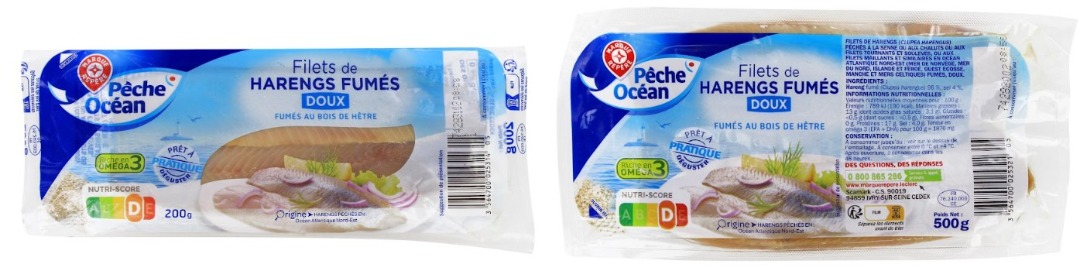 Filets de hareng doux Peche Ocean : photo du produit rappelé le 29/10/2025
