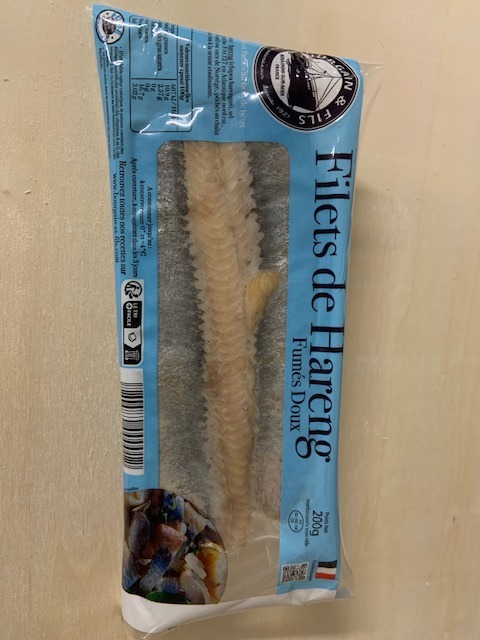 Filets de harengs doux Bourgain et Fils : photo du produit rappelé le 08/02/2024