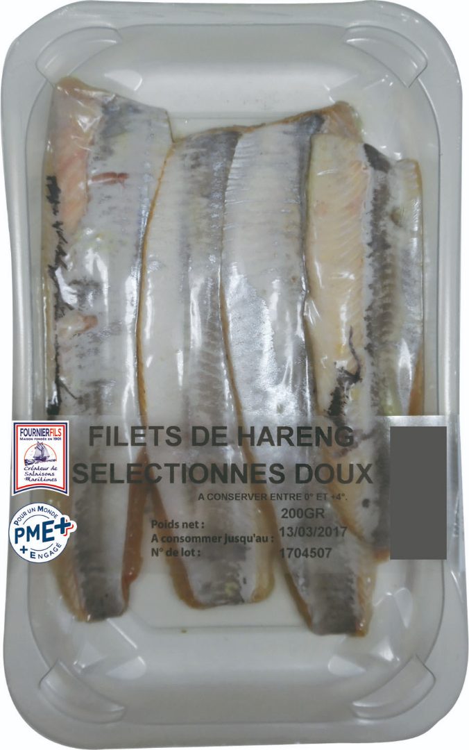 Filets de harengs fumes 200 gr skin Fournier Fils : photo du produit rappelé le 24/02/2022