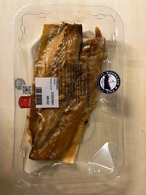 Filets de maquereaux poivre -filets Bourgain et Fils et Grand Frais : photo du produit rappelé le 08/02/2024