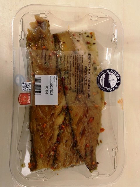 Filets de maquereaux poivre -filets Bourgain et Fils et Grand Frais : photo 2 sur 5 du produit rappelé le 08/02/2024