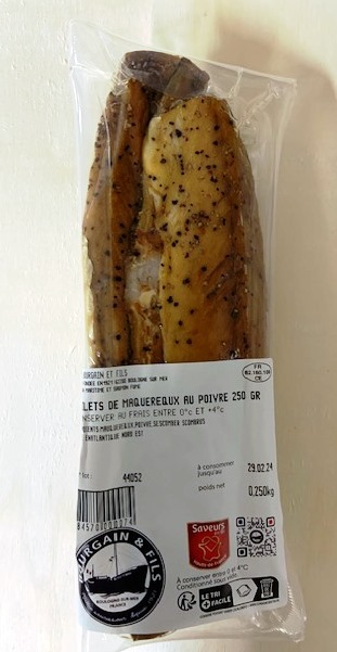 Filets de maquereaux poivre -filets Bourgain et Fils et Grand Frais : photo 4 sur 5 du produit rappelé le 08/02/2024