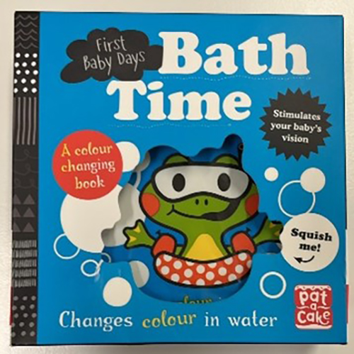 First baby days: bath time jouet de bain Pat-A-Cake : photo du produit rappelé le 13/01/2026