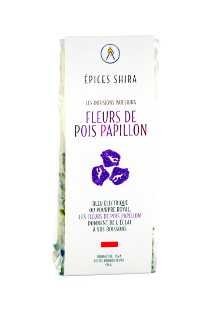 Fleurs de pois papillon de java Épices Shira : photo du produit rappelé le 26/06/2024