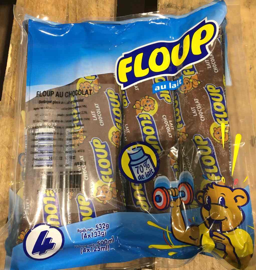 Floup lait chocolat : photo 2 sur 2 du produit rappelé le 30/07/2021