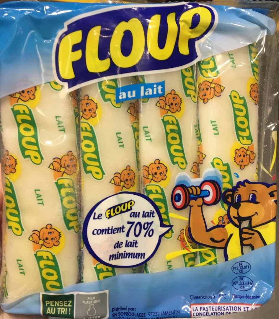 Floup lait pistache : photo 2 sur 2 du produit rappelé le 02/08/2021