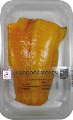 Flt haddock skin fume p/ane x200g Marque Fournisseur : photo du produit rappelé le 04/08/2021