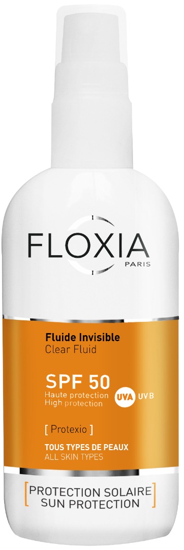 Fluide invisible spf 50 Floxia : photo du produit rappelé le 13/02/2023