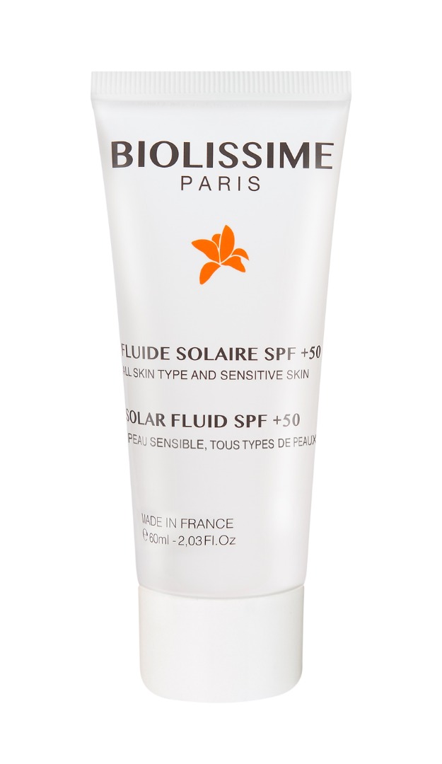 Fluide solaire spf 50 Biolissime : photo du produit rappelé le 07/03/2023