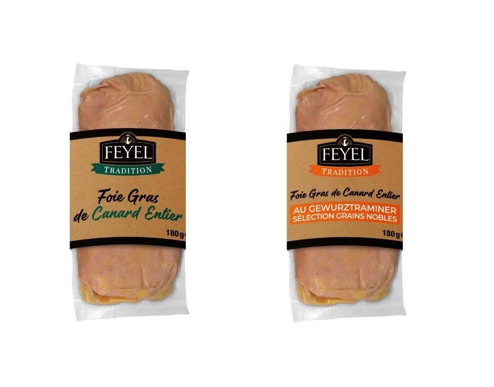 Foie gras de canard entier Feyel : photo du produit rappelé le 16/12/2022