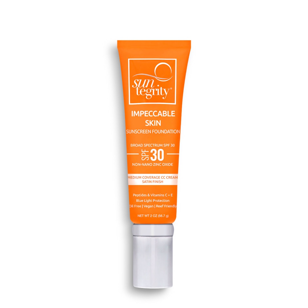 Fond de teint : impeccable skin - sunscreen foundation Suntegrity : photo du produit rappelé le 12/07/2024