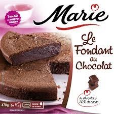 Fondant au chocolat / tarte tatin - surgeles - marque marie : photo 2 sur 2 du produit rappelé le 02/09/2022