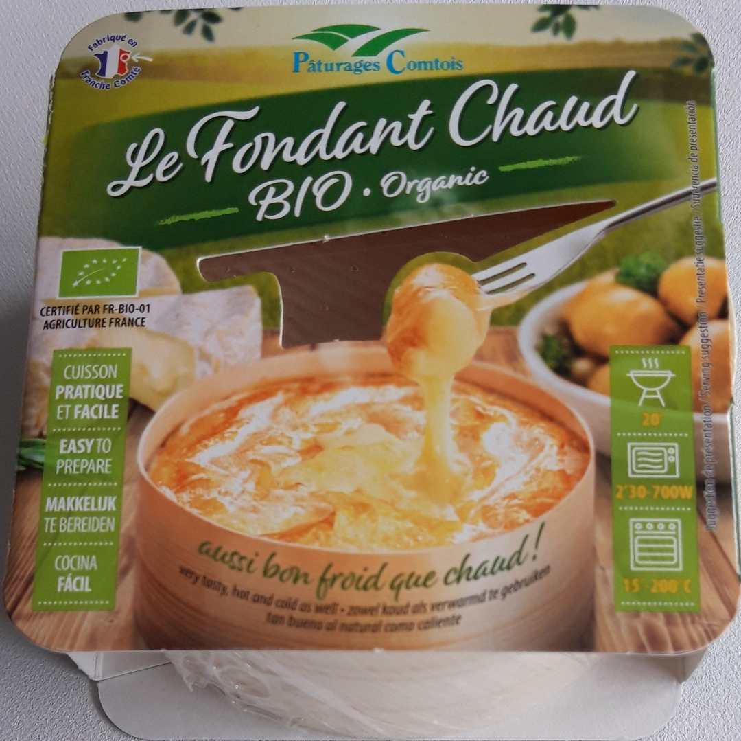 Fondant chaud bio Pâturages Comtois : photo du produit rappelé le 10/02/2023