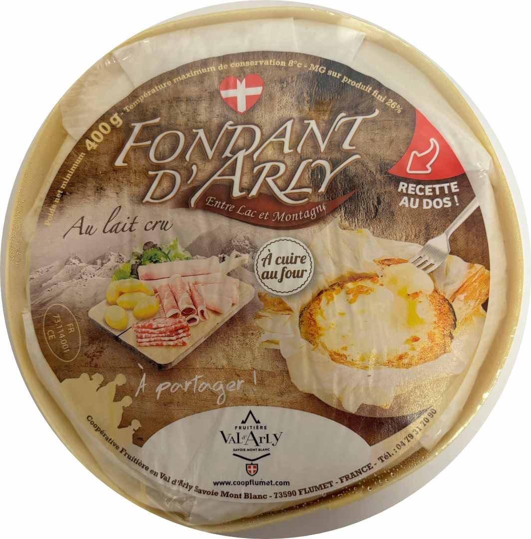 Fondant d'arly 400g : photo du produit rappelé le 03/07/2024