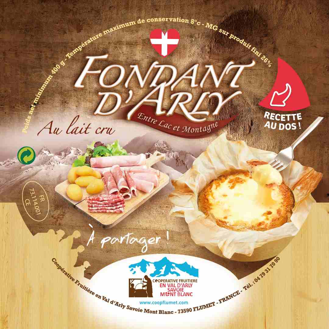 Fondant d'arly / sélection tartiflette Coopérative du Val d'Arly : photo du produit rappelé le 02/08/2021