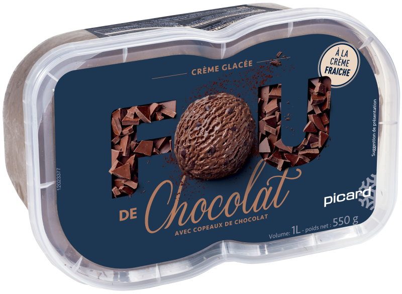 Fou de chocolat 550g Picard : photo du produit rappelé le 02/08/2021