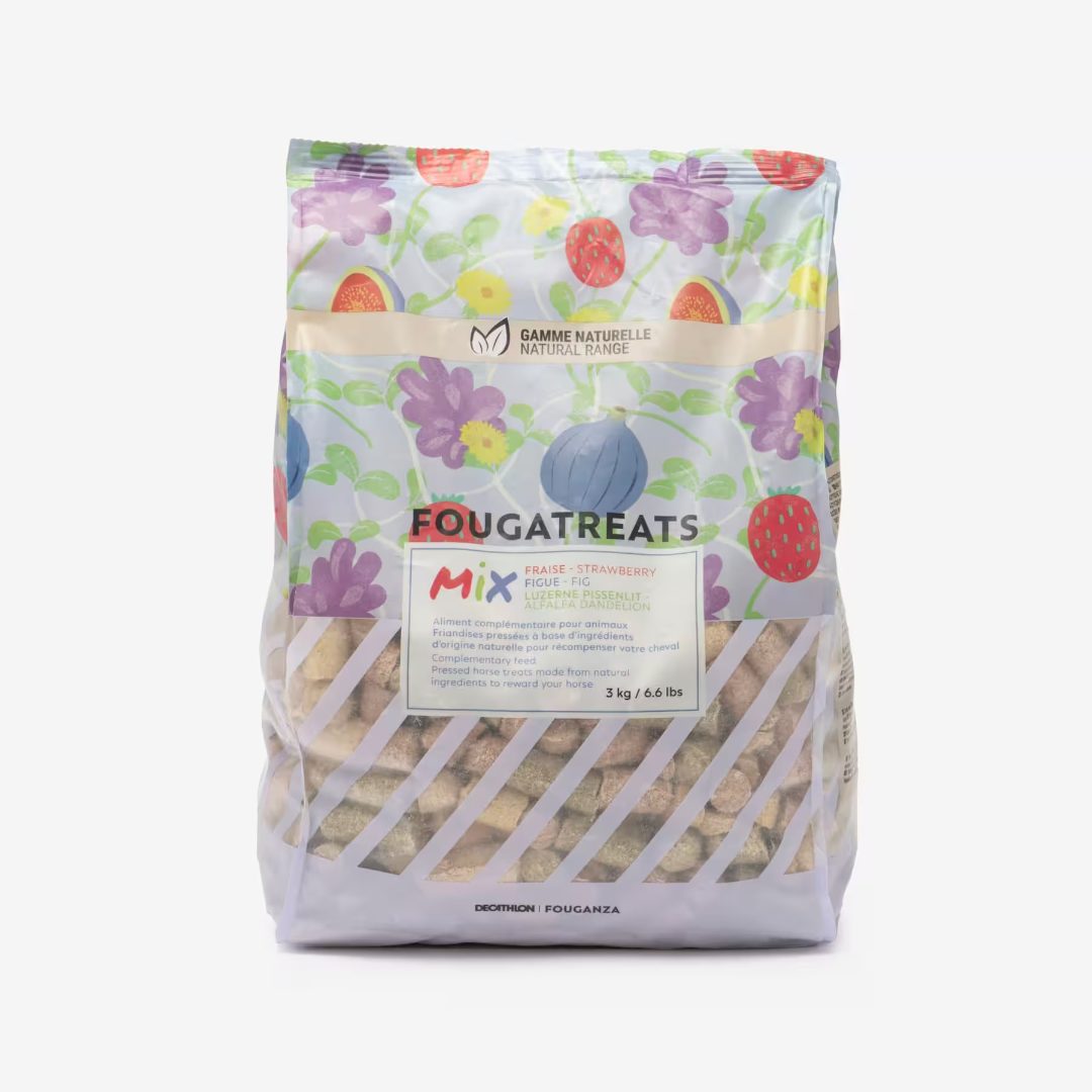 Fougatreat naturelle 3 kg fraise figue Decathlon / Fouganza : photo du produit rappelé le 08/08/2025