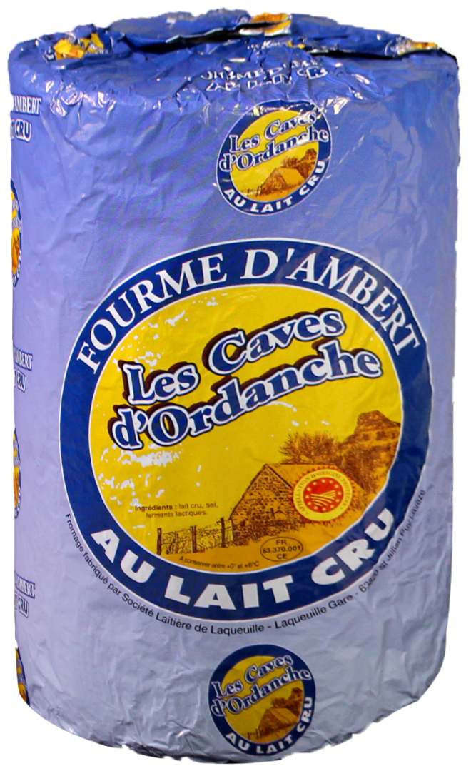 Fourme d'ambert au lait cru Les Caves d'Ordanche : photo du produit rappelé le 02/05/2024