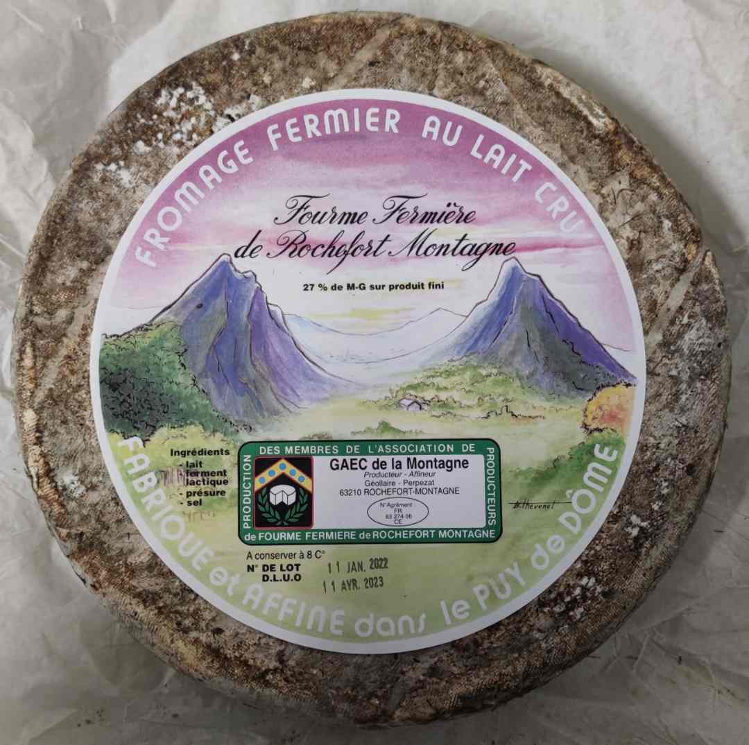 Fourme de rochefort : photo 2 sur 2 du produit rappelé le 01/03/2023