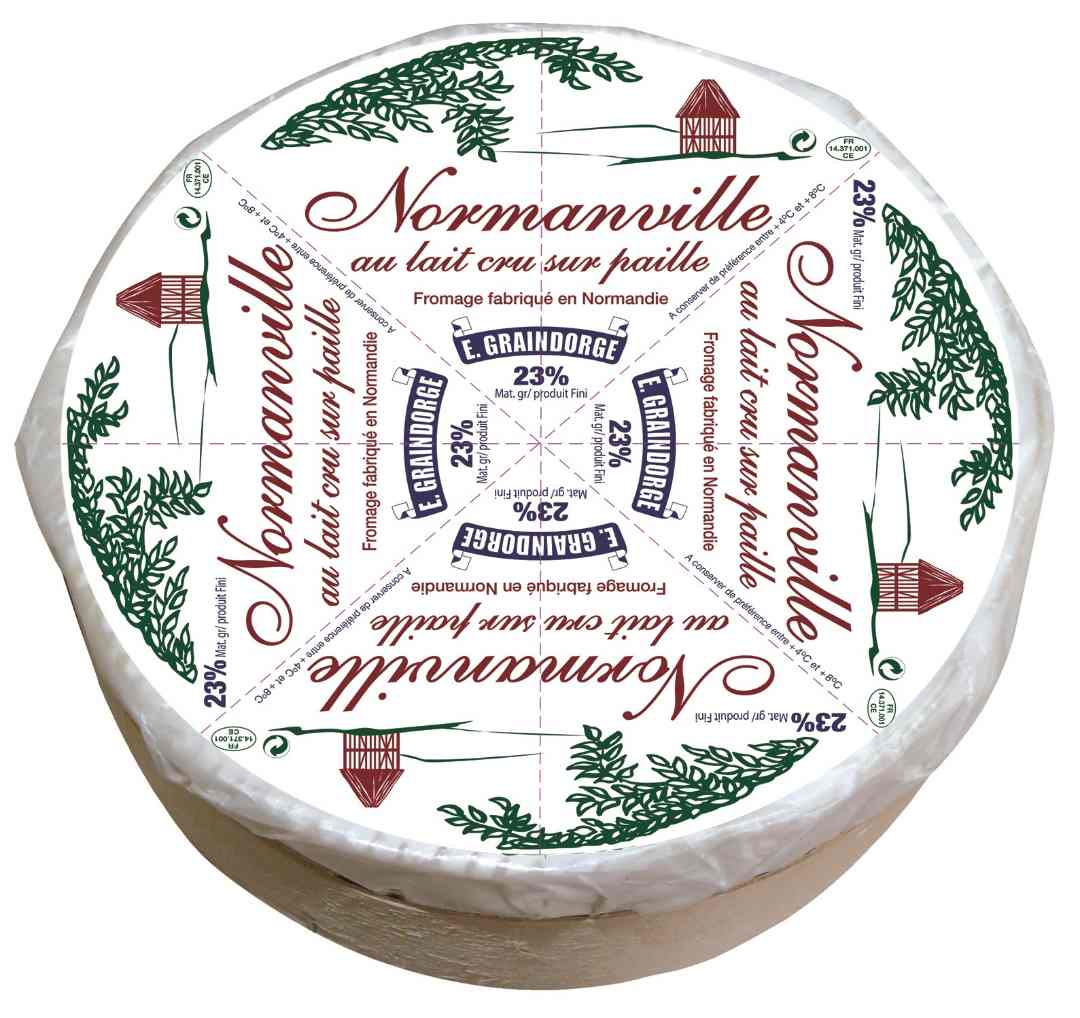 Fromage à la coupe au lait cru Normanville : photo du produit rappelé le 08/04/2022