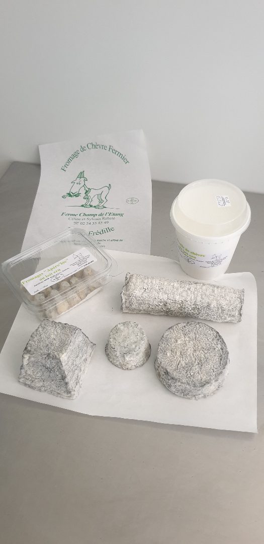 Fromage au lait cru de chèvre Ferme du Champ de l'Étang : photo du produit rappelé le 22/07/2021