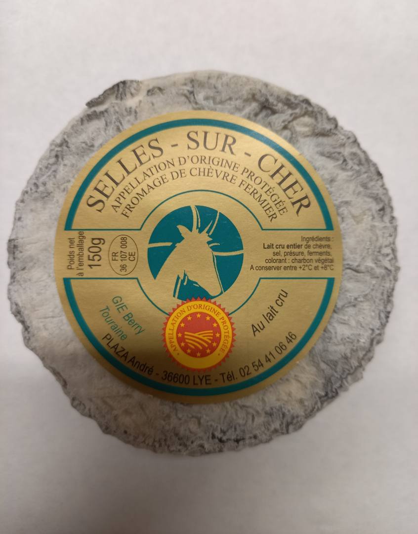 Fromage au lait cru de chèvre Gie Berry Touraine André Plaza : photo du produit rappelé le 18/08/2023