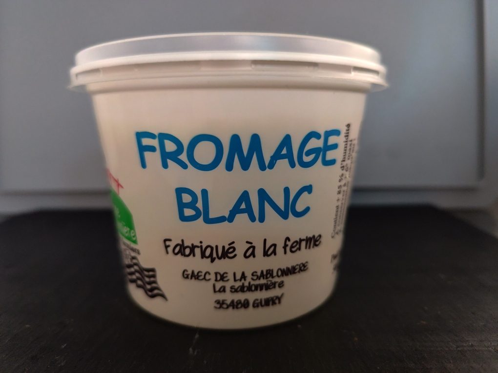 Fromage blanc battu et campagne Ferme de la Sablonniere : photo du produit rappelé le 31/03/2026