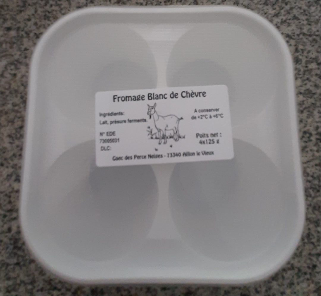 Fromage blanc de chevre : photo du produit rappelé le 28/05/2026