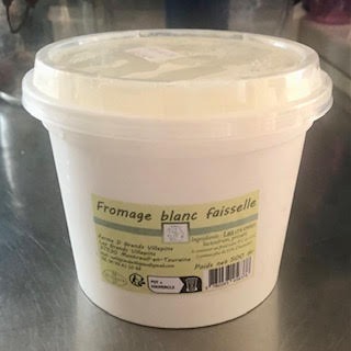 Fromage blanc faisselle La Ferme des Grands Villepins : photo du produit rappelé le 06/06/2024