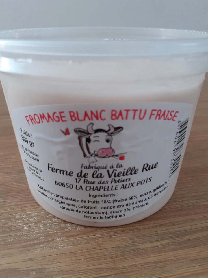 Fromage blanc fermier, formage frais fermier Ferme de la Vieille Rue : photo 5 sur 5 du produit rappelé le 02/06/2021