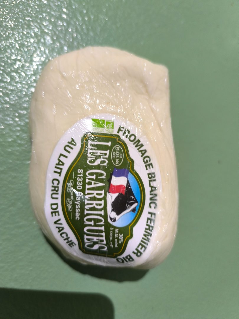 Fromage blanc Gaec des Garrigues : photo du produit rappelé le 13/11/2024