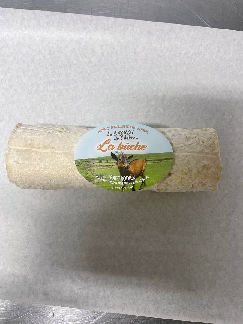 Fromage de chèvre au lait cru Le Cabrou de l'Aubrac et la Rode : photo du produit rappelé le 28/05/2024